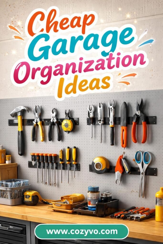 13 Cheap Garage Organization Ideas That Actually Work (No Big Budget Needed)