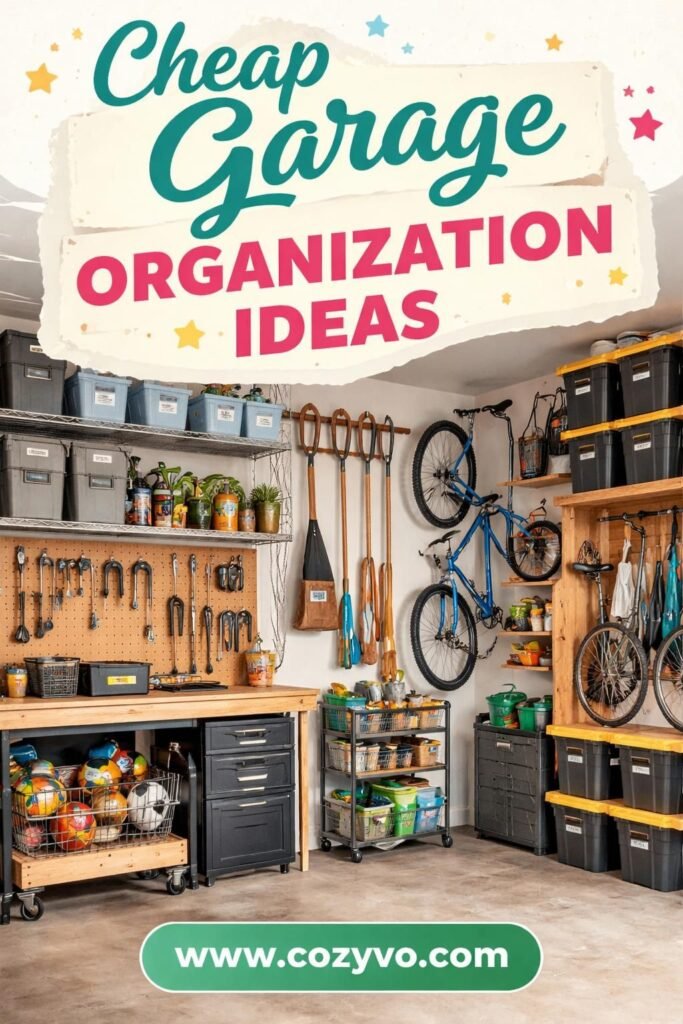 13 Cheap Garage Organization Ideas That Actually Work (No Big Budget Needed)