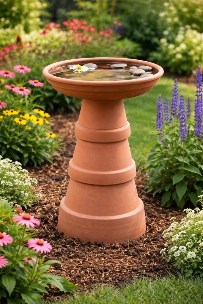 7 Easy Homemade Bird Bath Ideas You Can Make This Weekend