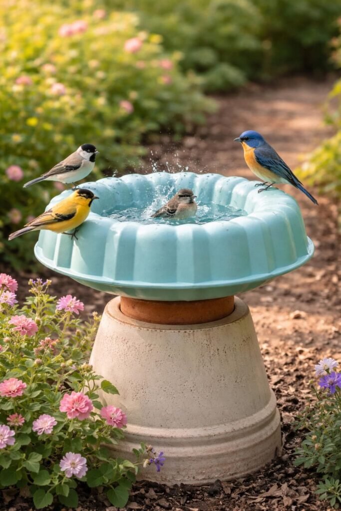 7 Easy Homemade Bird Bath Ideas You Can Make This Weekend