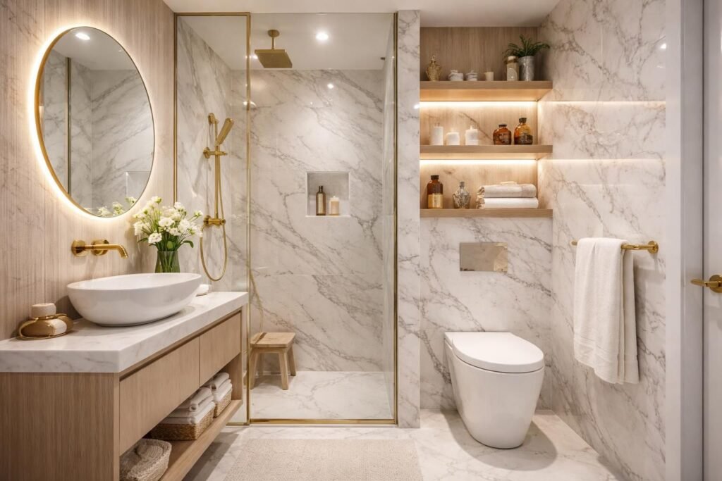 7 Small Bathroom Ideas That Make Tiny Spaces Feel Luxurious