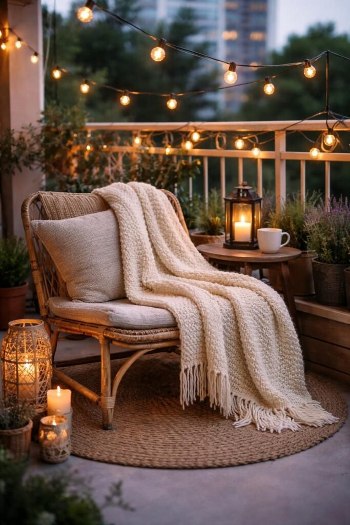 11 Cozy Balcony Ideas That Turn Any Outdoor Space Into a Relaxing Retreat