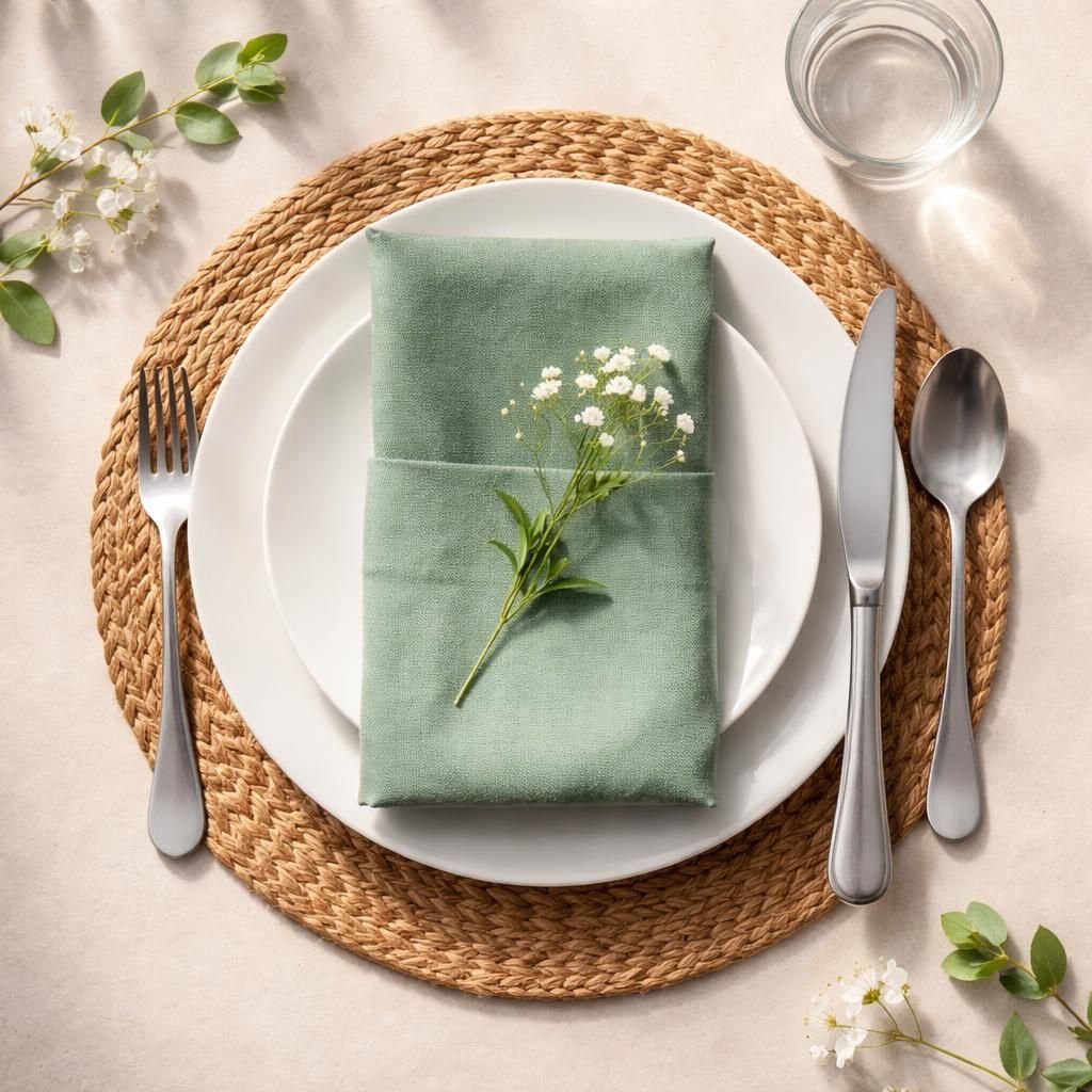 Simple Spring Tablescape