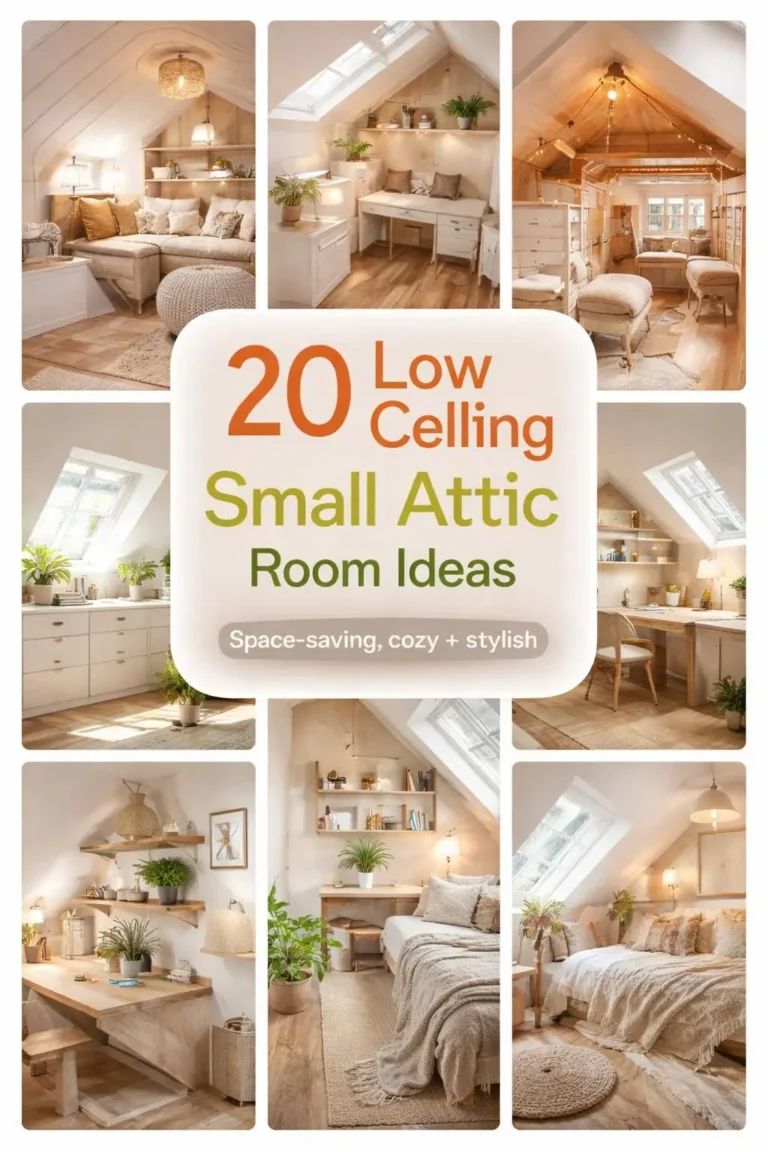 20 Low Ceiling Small Attic Room Ideas