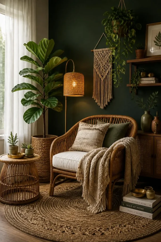 10 Lush Green Living Room Cozy Corner Ideas 7 10 Lush Green Living Room Cozy Corner Ideas