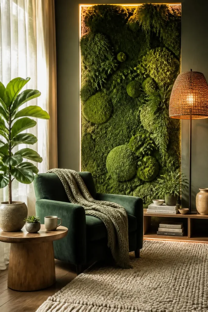10 Lush Green Living Room Cozy Corner Ideas 6 10 Lush Green Living Room Cozy Corner Ideas