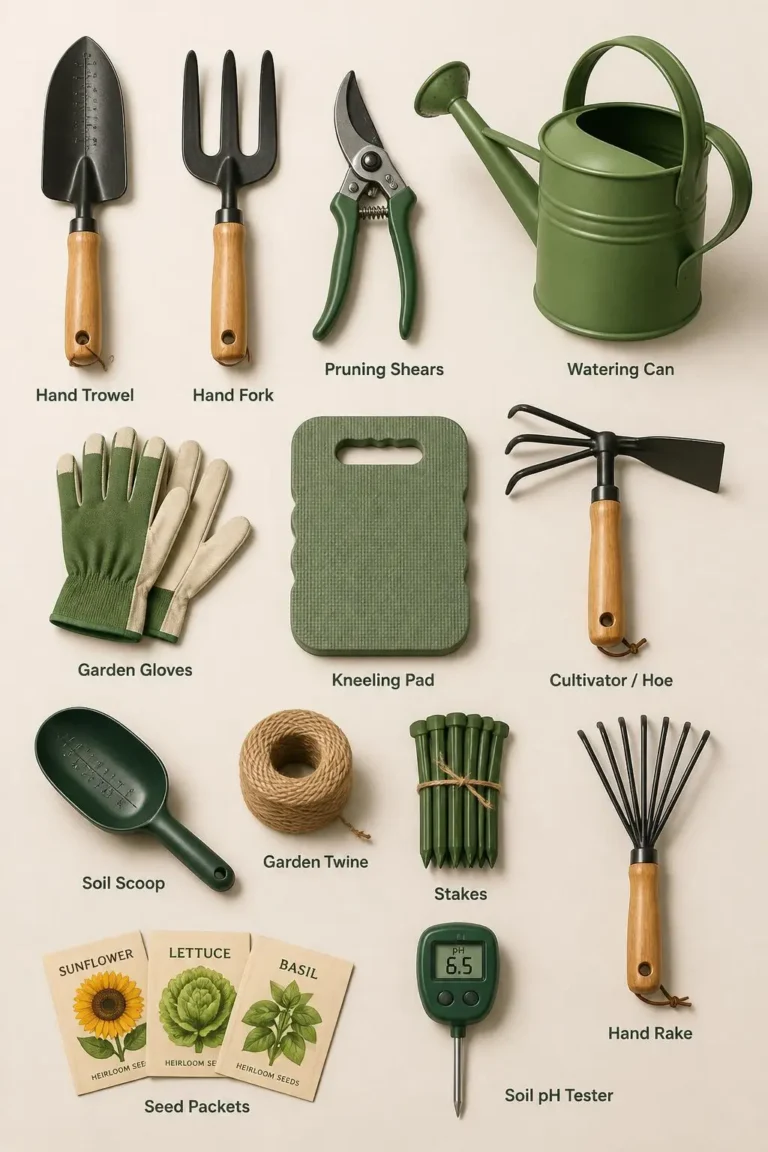 20 Gardening Tools Every Beginner Needs to Start Growing with Confidence