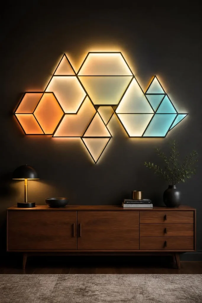10 Modern LED Wall Decor Ideas for a Minimalist Living Room 11 10 Modern LED Wall Decor Ideas for a Minimalist Living Room