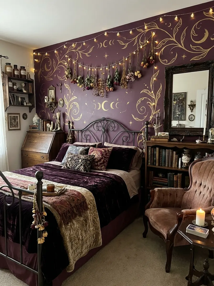 40+ Whimsy Goth Bedroom Ideas to Spark Your Inner 90s Witch
