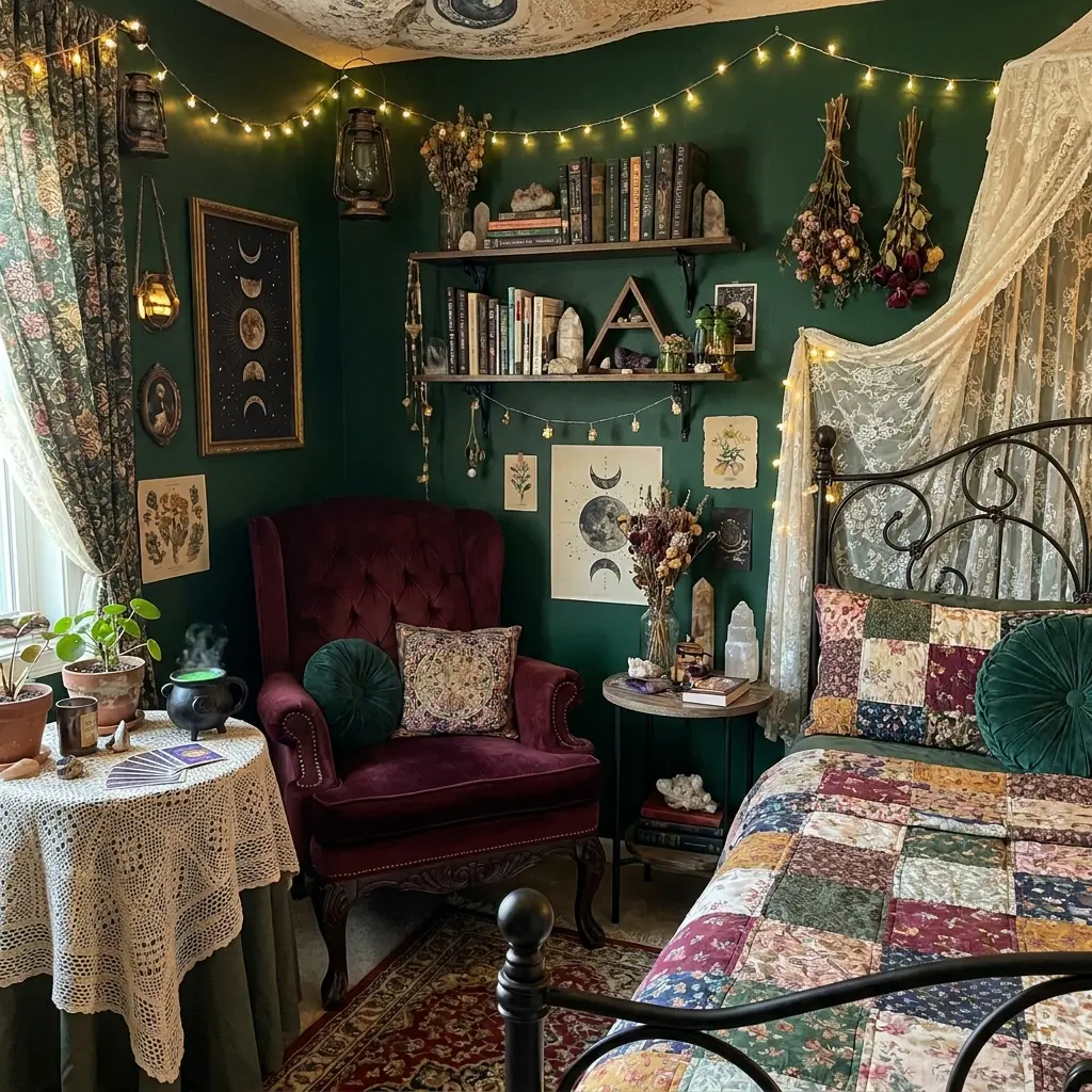40+ Whimsy Goth Bedroom Ideas to Spark Your Inner 90s Witch