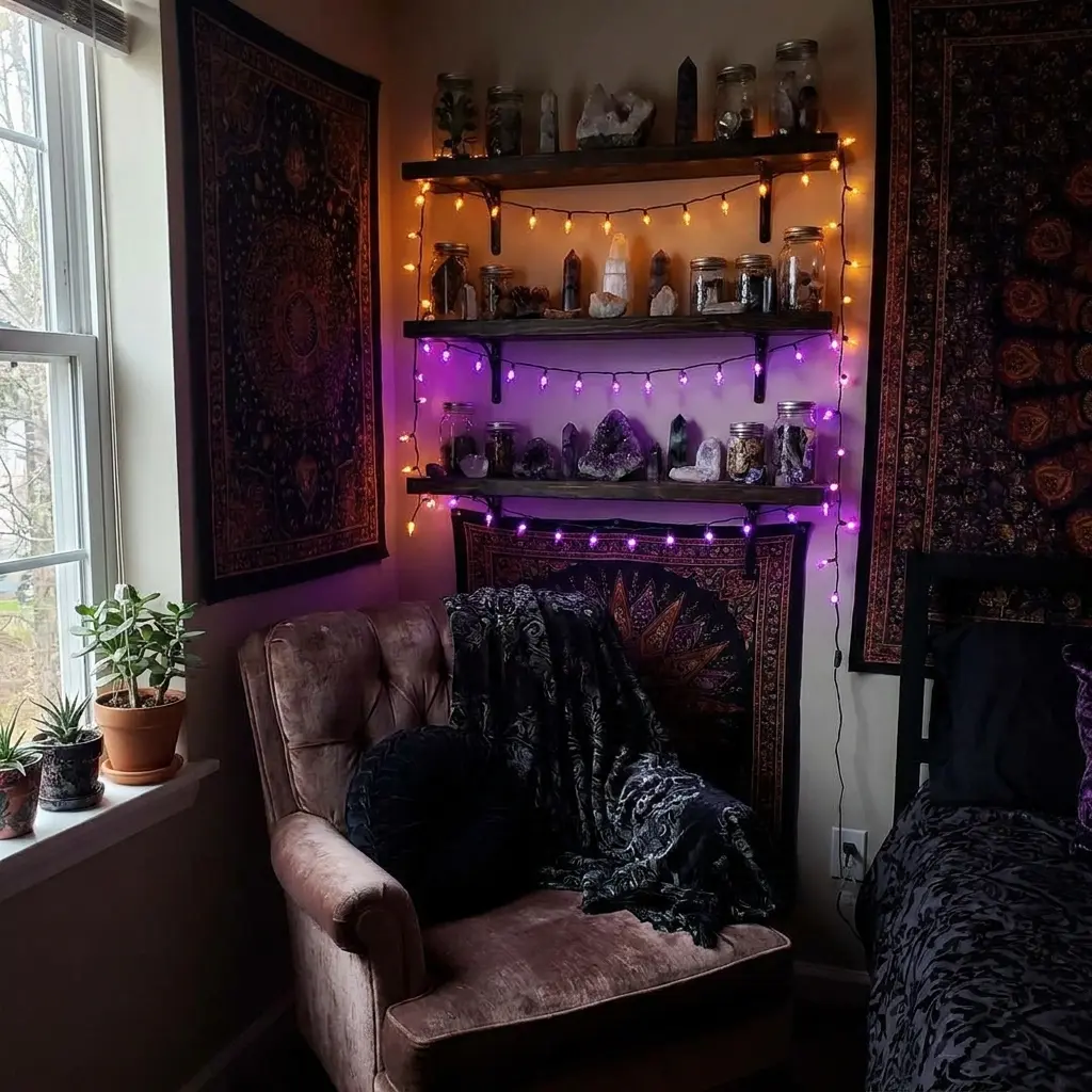 40+ Whimsy Goth Bedroom Ideas to Spark Your Inner 90s Witch