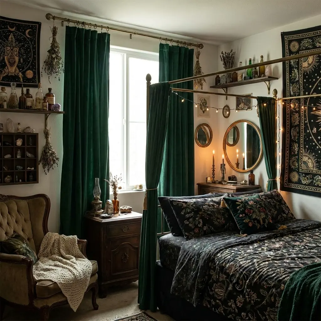 40+ Whimsy Goth Bedroom Ideas to Spark Your Inner 90s Witch