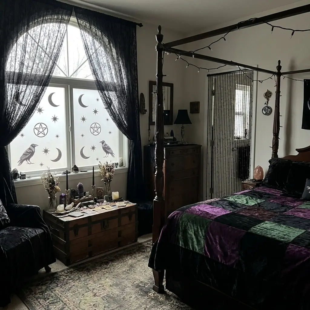 40+ Whimsy Goth Bedroom Ideas to Spark Your Inner 90s Witch