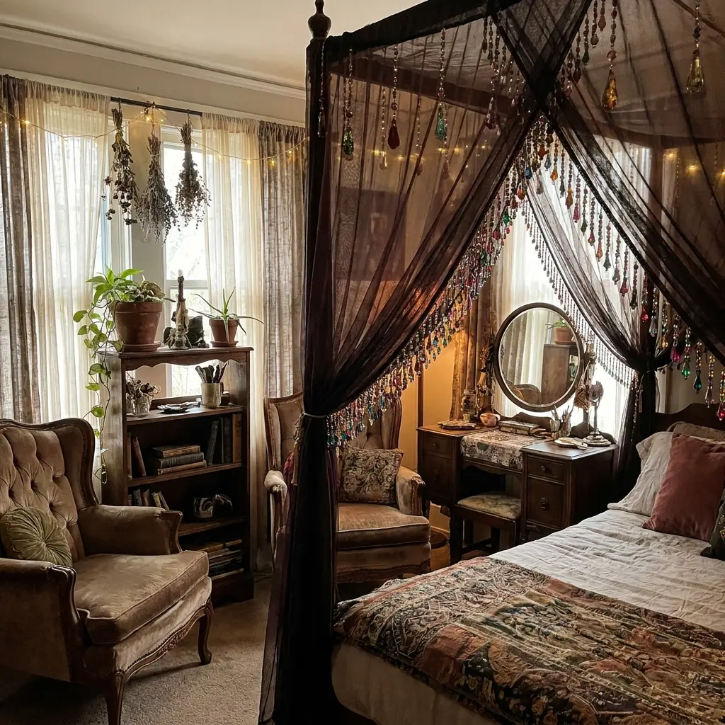 40+ Whimsy Goth Bedroom Ideas to Spark Your Inner 90s Witch