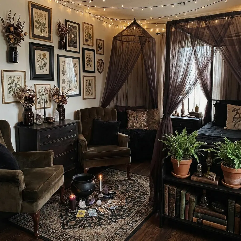 40+ Whimsy Goth Bedroom Ideas to Spark Your Inner 90s Witch