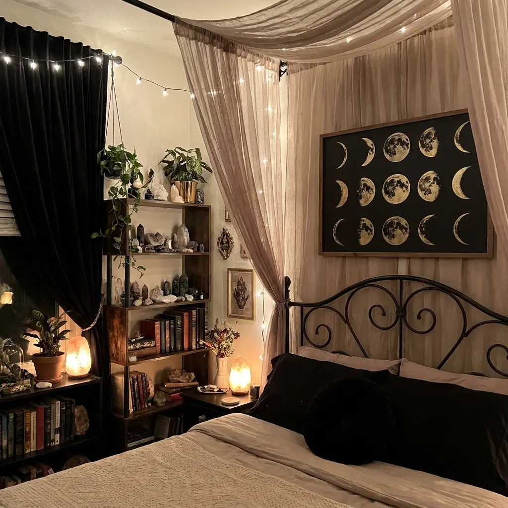 40+ Whimsy Goth Bedroom Ideas to Spark Your Inner 90s Witch