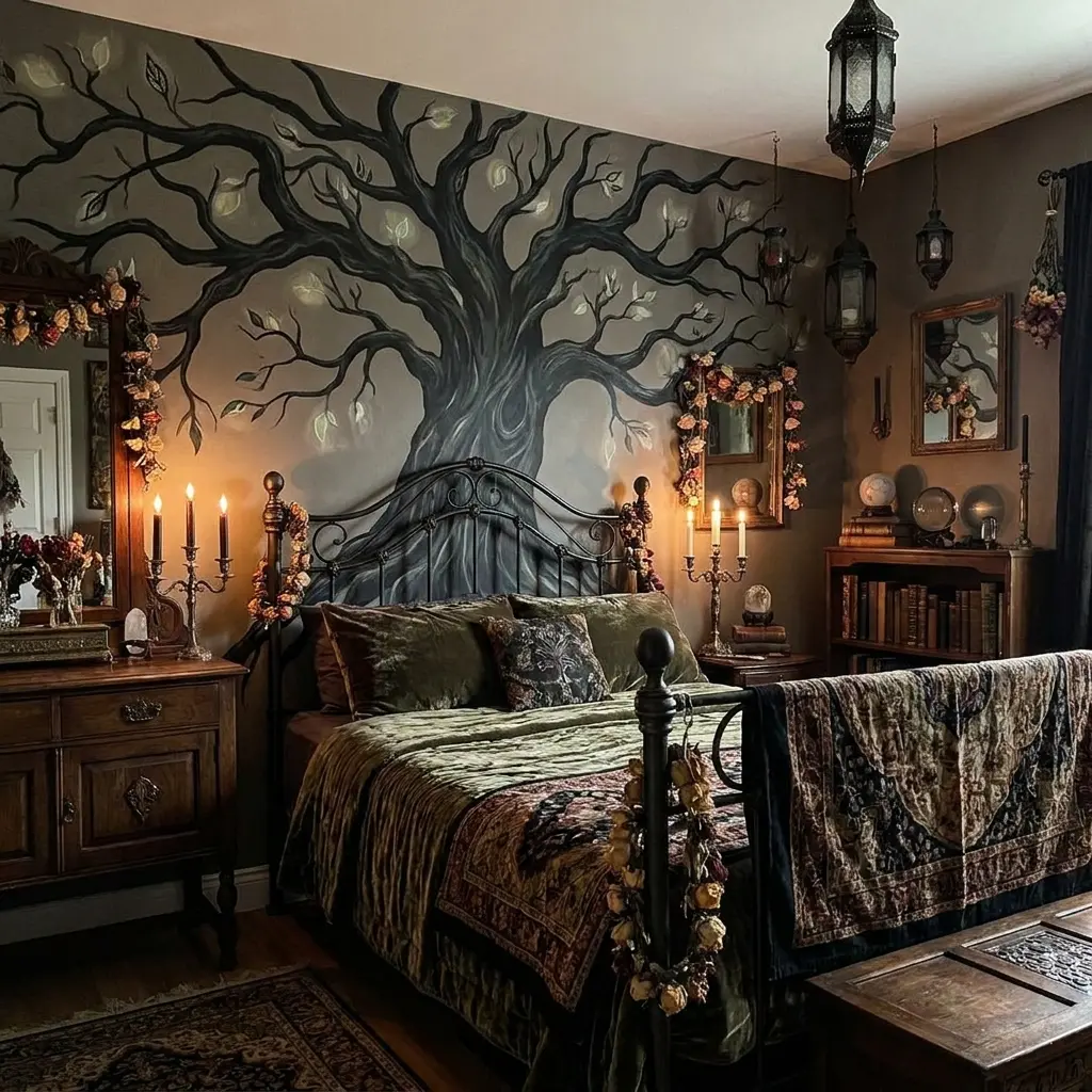 40+ Whimsy Goth Bedroom Ideas to Spark Your Inner 90s Witch