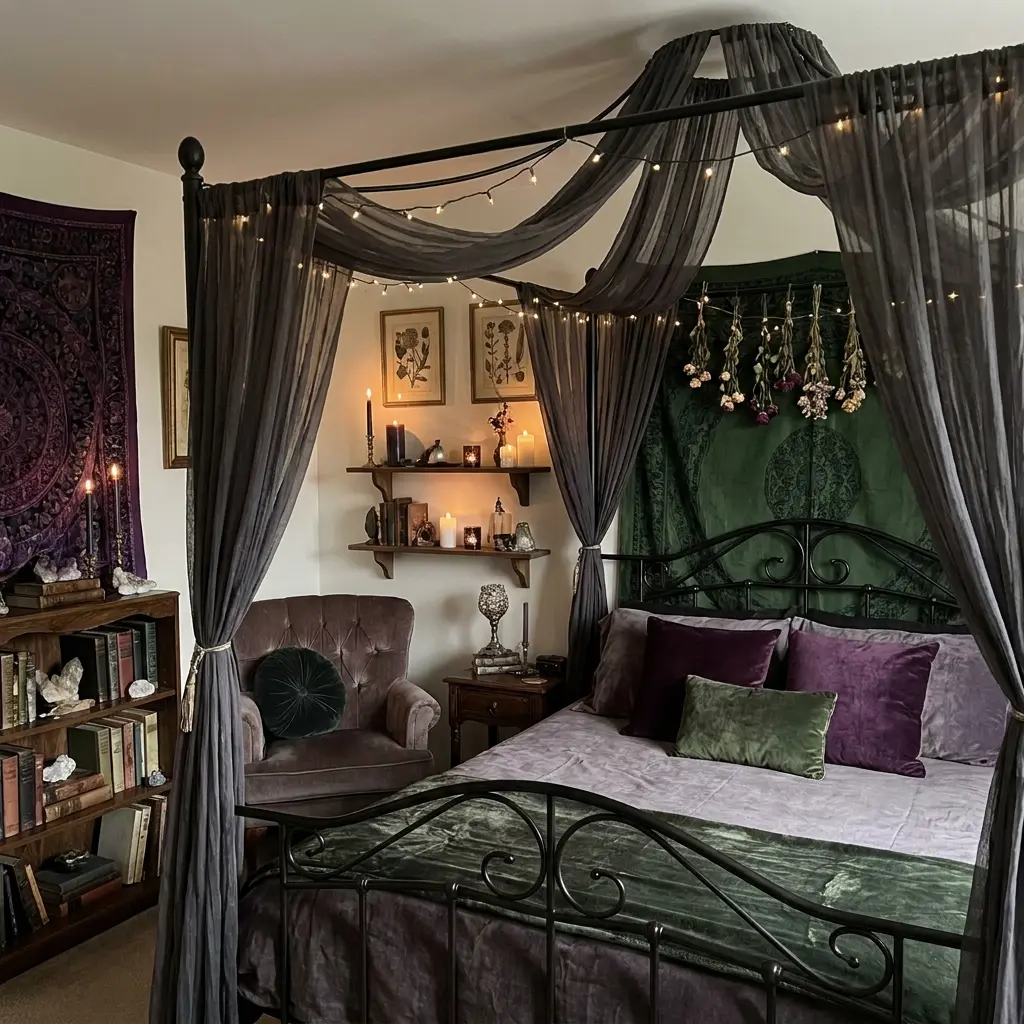 20+ Whimsy Goth Bedroom Decor Ideas to Channel Your Inner ’90s Witch