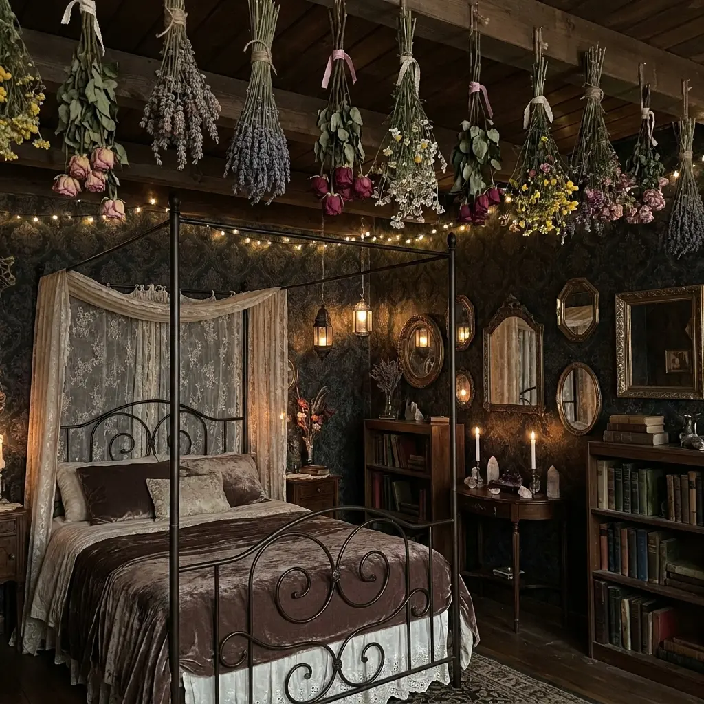 20+ Whimsy Goth Bedroom Decor Ideas to Channel Your Inner ’90s Witch