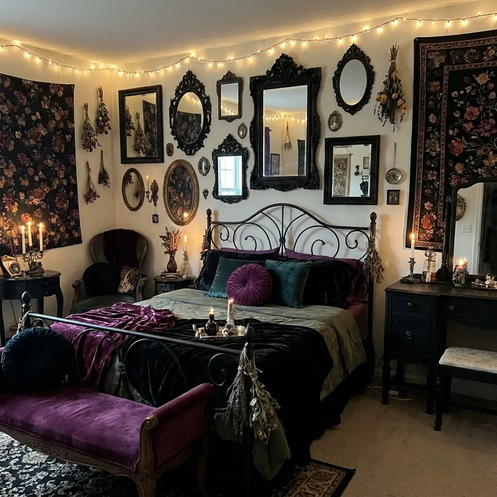 20+ Whimsy Goth Bedroom Decor Ideas to Channel Your Inner ’90s Witch