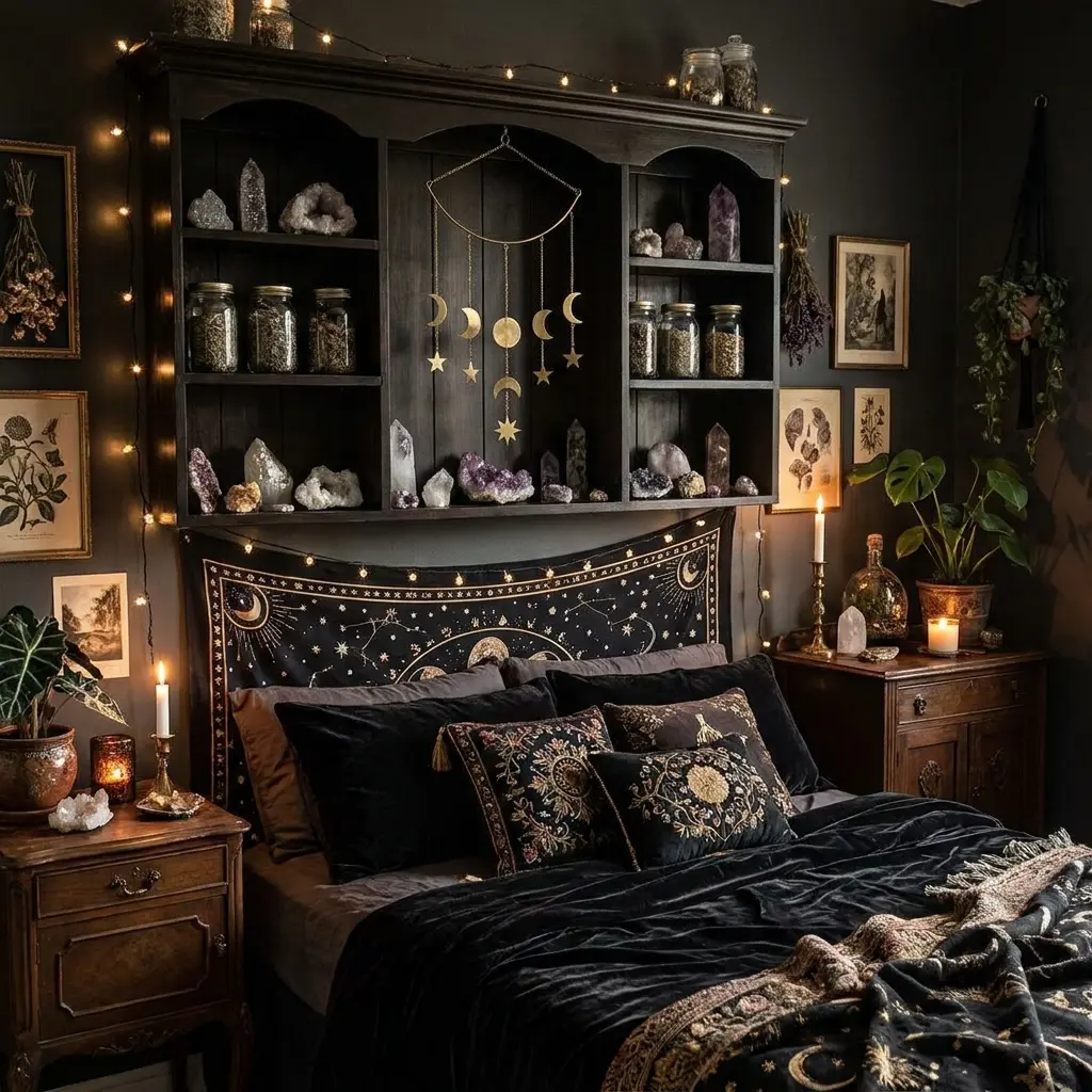 20+ Whimsy Goth Bedroom Decor Ideas to Channel Your Inner ’90s Witch