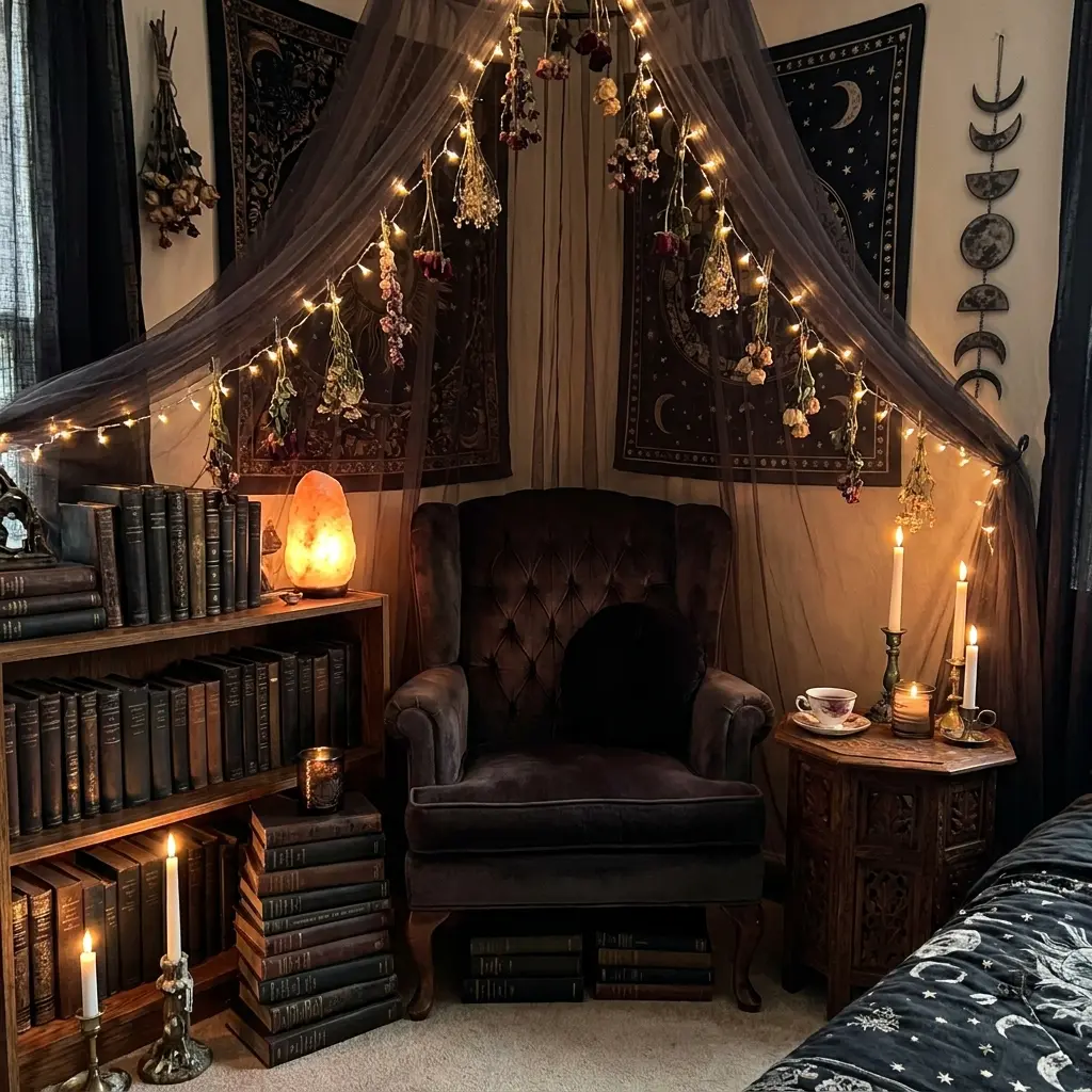 20+ Whimsy Goth Bedroom Decor Ideas to Channel Your Inner ’90s Witch