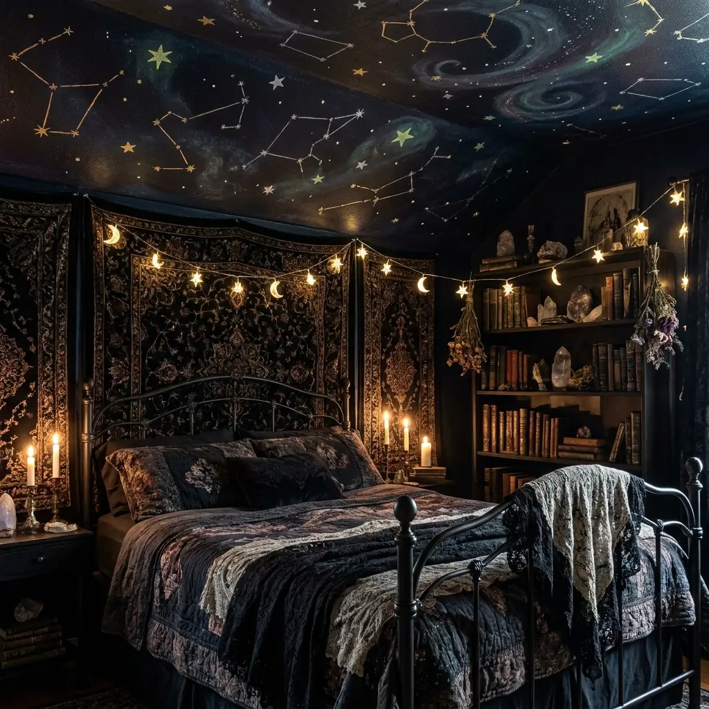 20+ Whimsy Goth Bedroom Decor Ideas to Channel Your Inner ’90s Witch