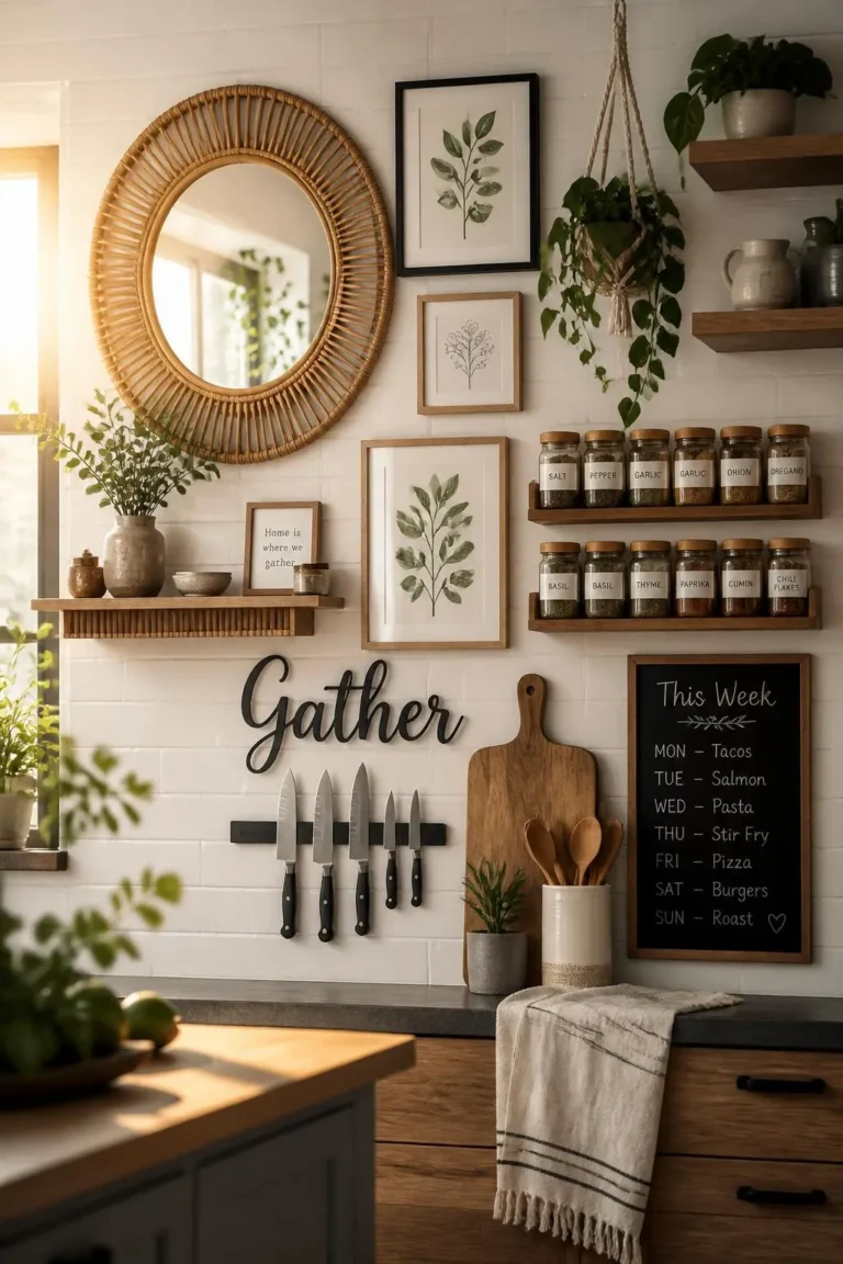14 Creative Kitchen Wall Decor Ideas That Instantly Transform Your Space