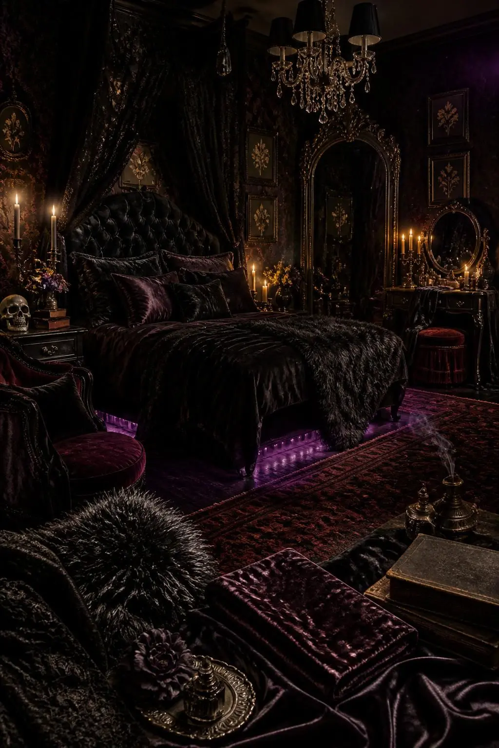 Transform Your Bedroom Into a Mystical 90s Goth Sanctuary: 8 Stunning Design Ideas