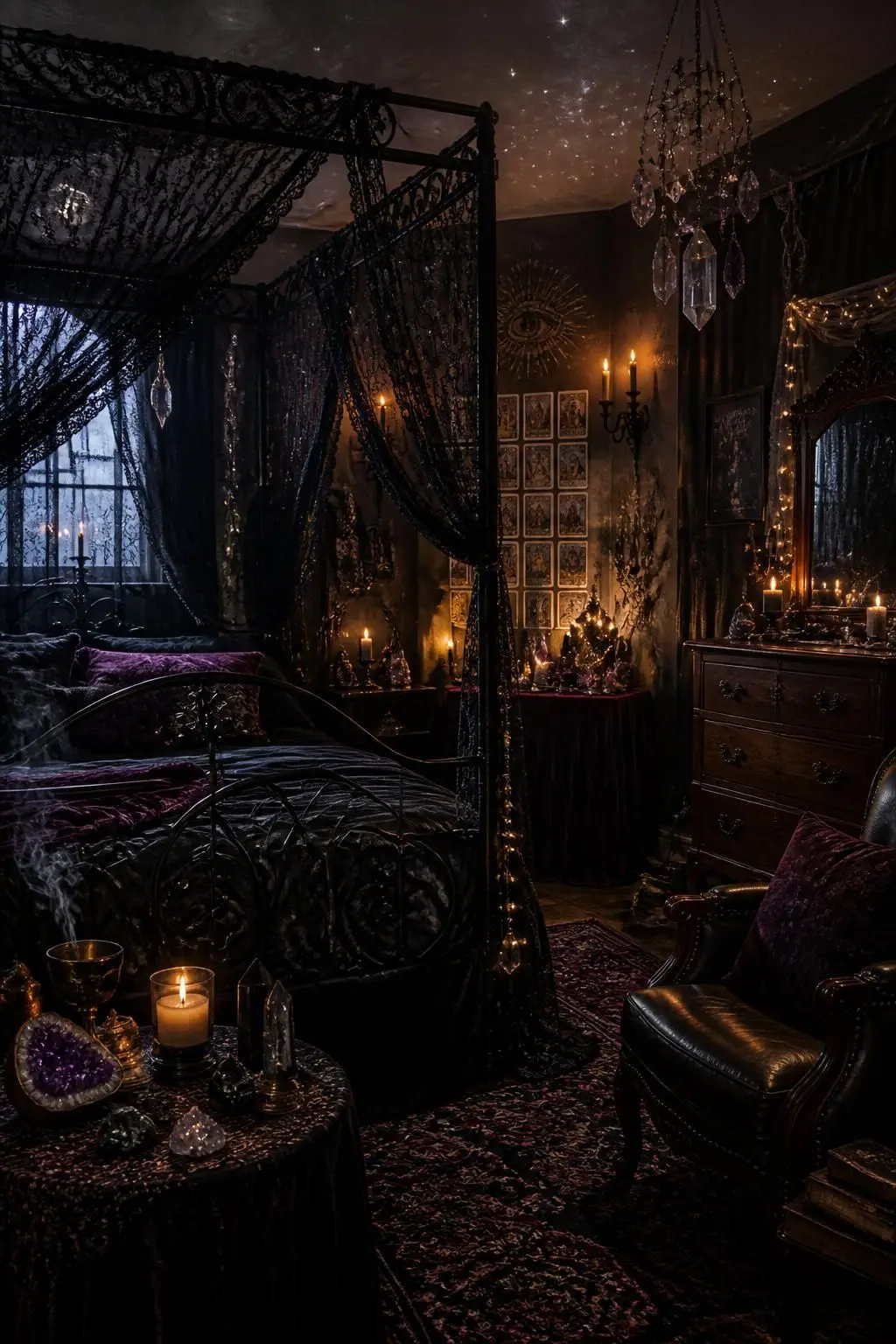 Transform Your Bedroom Into a Mystical 90s Goth Sanctuary: 8 Stunning Design Ideas