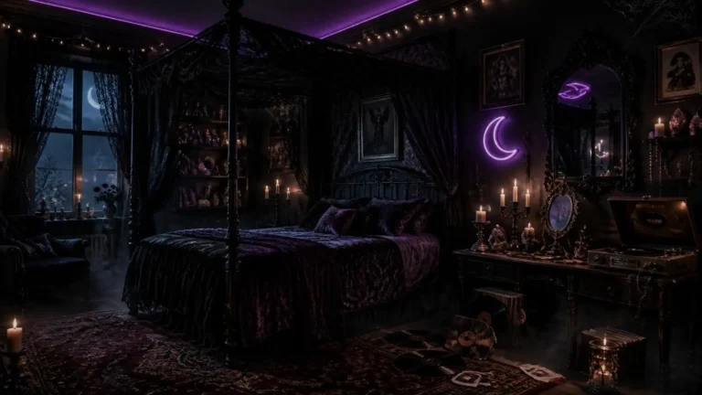 Transform Your Bedroom Into a Mystical 90s Goth Sanctuary: 8 Stunning Design Ideas