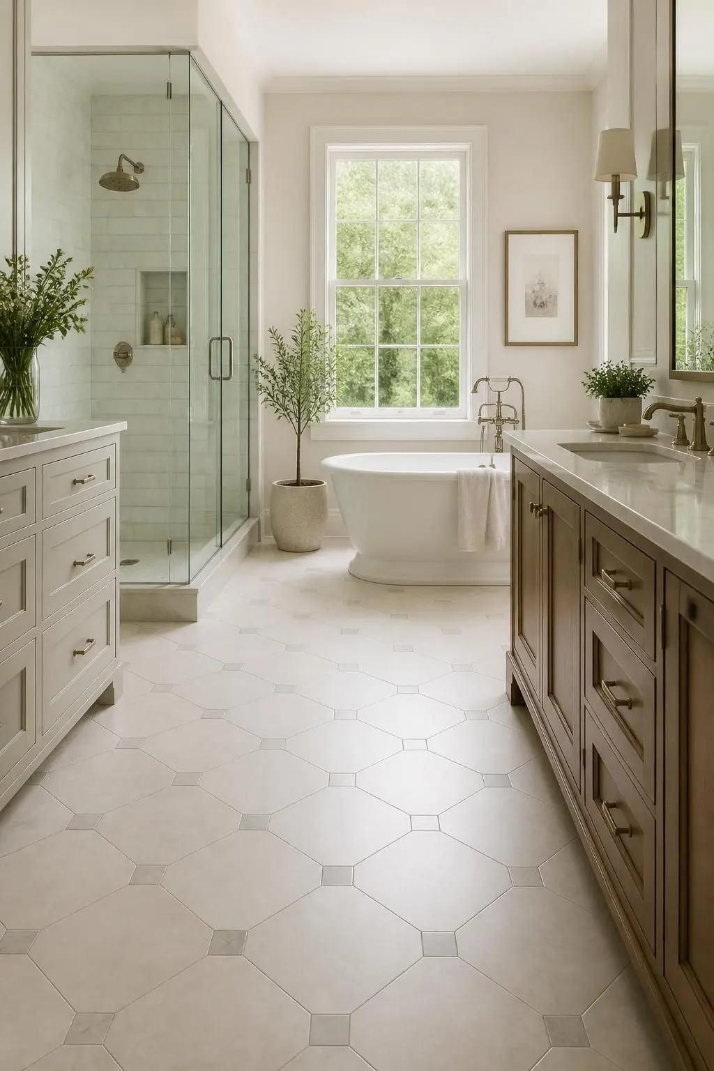 12 Bathroom Flooring Ideas That Combine Style and Durability