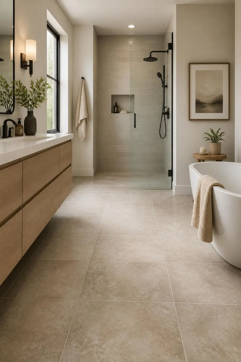 12 Bathroom Flooring Ideas That Combine Style and Durability