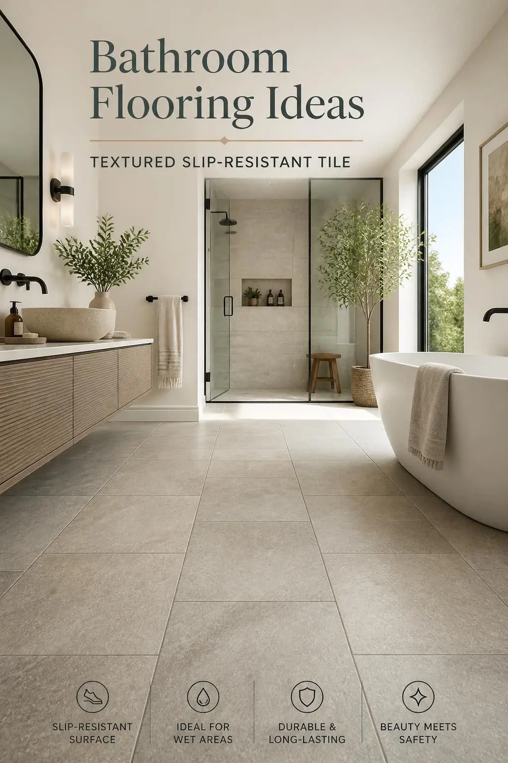 12 Bathroom Flooring Ideas That Combine Style and Durability