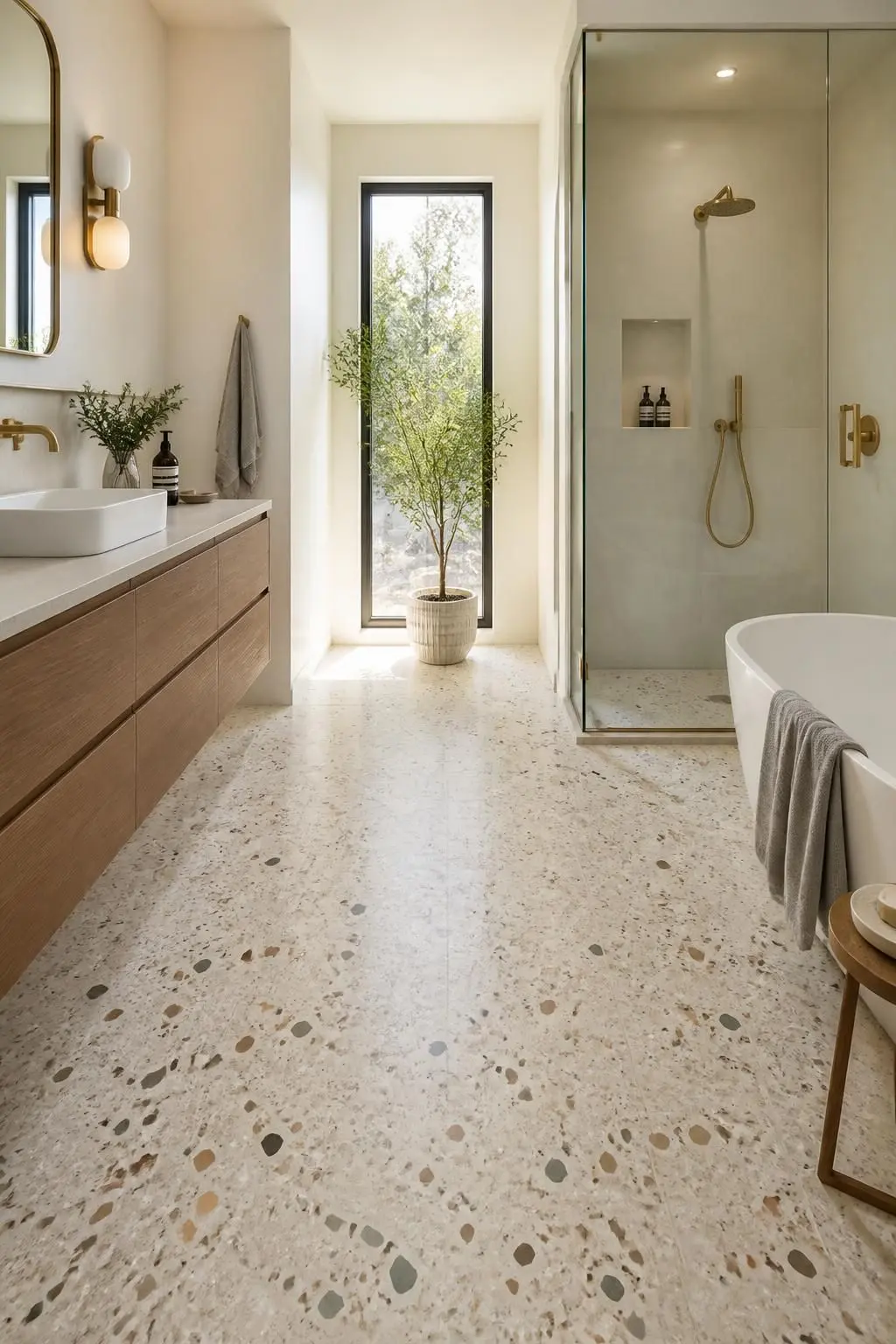 12 Bathroom Flooring Ideas That Combine Style and Durability