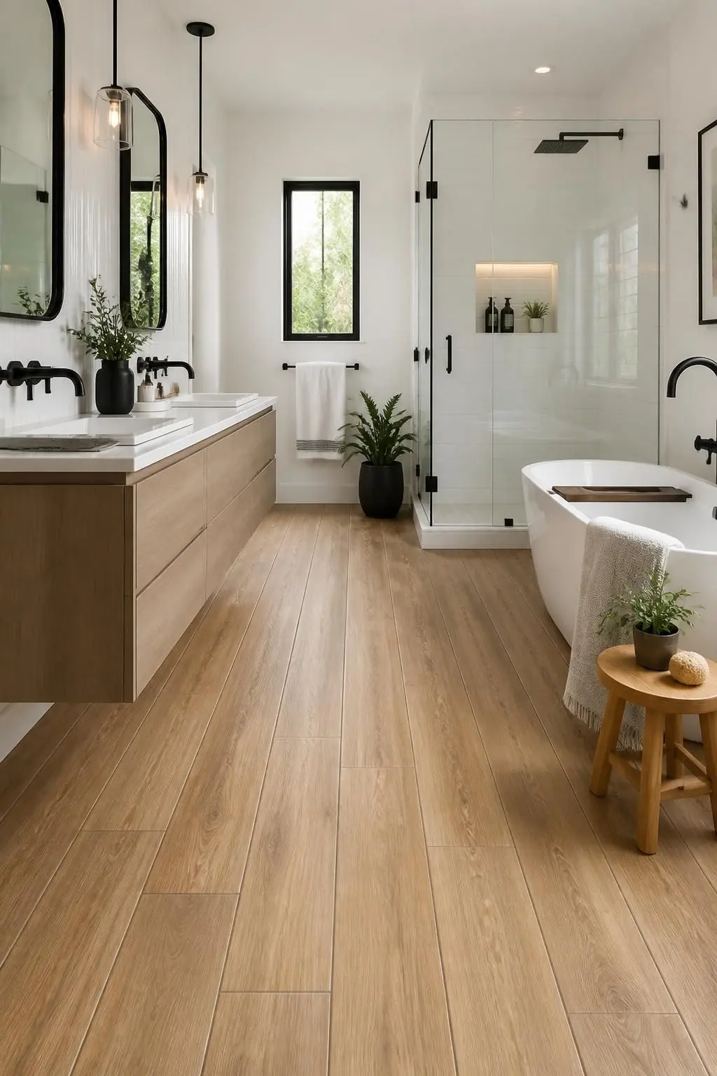 12 Bathroom Flooring Ideas That Combine Style and Durability