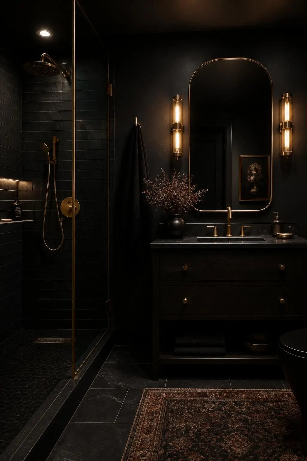 12 Best Black Bathroom Ideas for a Bold, Moody Space