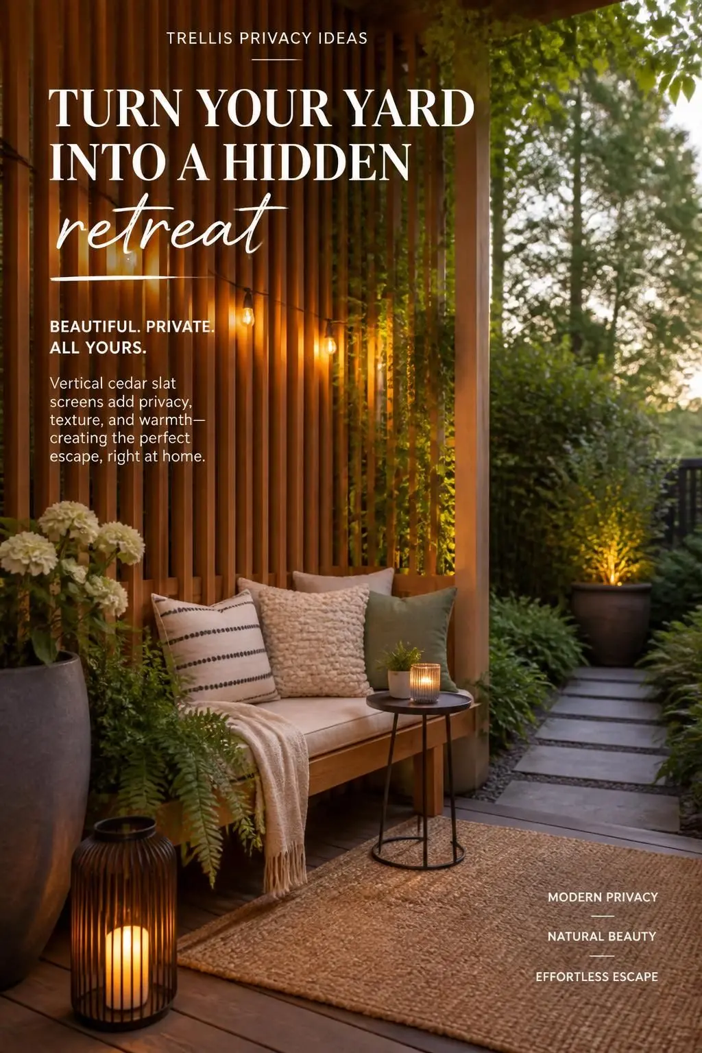 14 Trellis Privacy Ideas to Turn Your Yard Into a Hidden Retreat