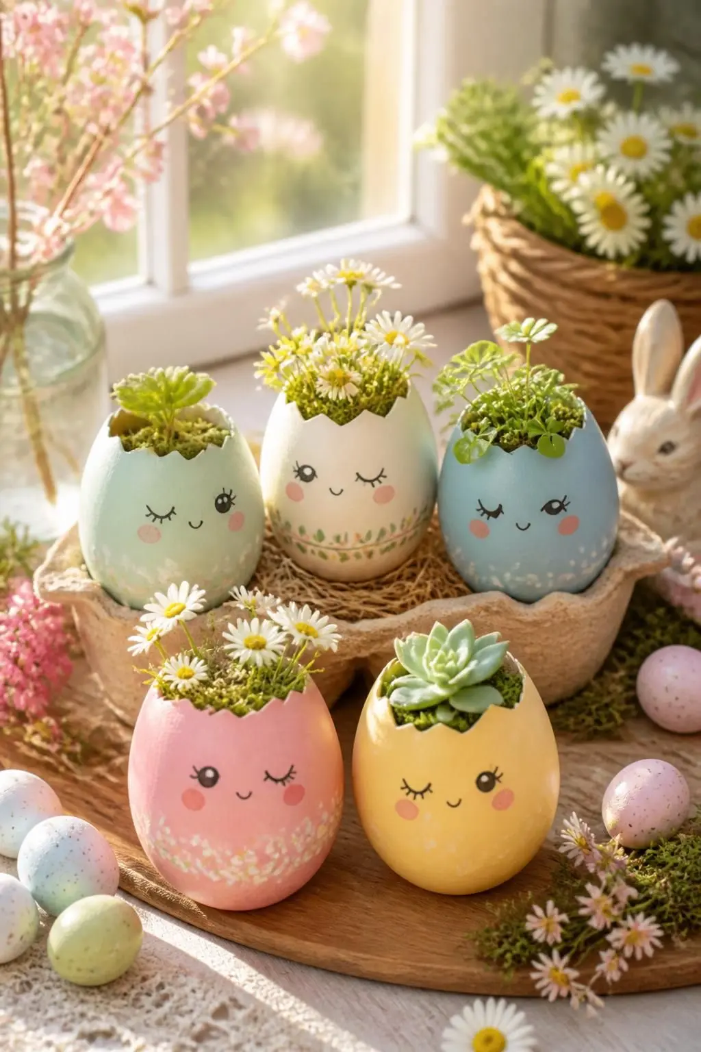 13 Whimsical Easter Egg Shell Planters for an Eco-Friendly Spring Home 4 13 Whimsical Easter Egg Shell Planters for an Eco-Friendly Spring Home