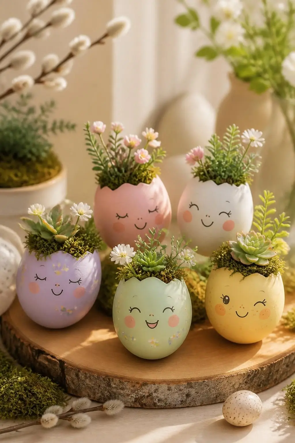 13 Whimsical Easter Egg Shell Planters for an Eco-Friendly Spring Home 7 13 Whimsical Easter Egg Shell Planters for an Eco-Friendly Spring Home
