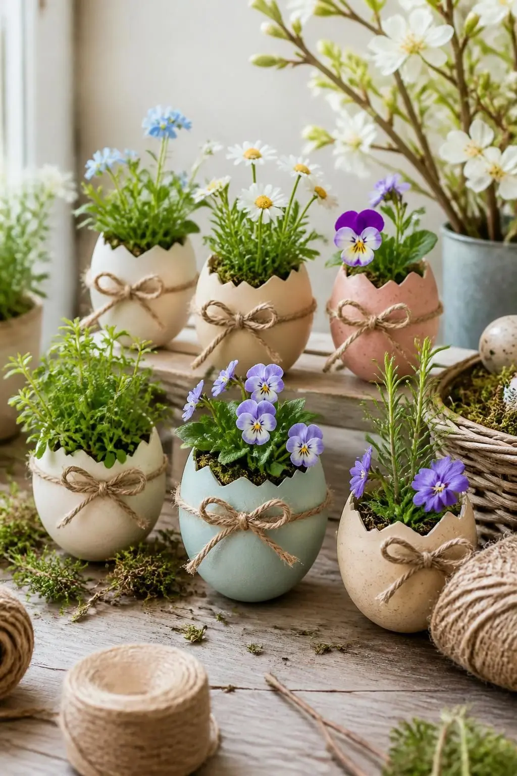 13 Whimsical Easter Egg Shell Planters for an Eco-Friendly Spring Home 11 13 Whimsical Easter Egg Shell Planters for an Eco-Friendly Spring Home