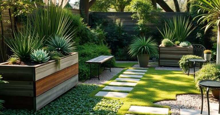 14 Grassless Backyard Ideas for a Green Look Without the Mowing
