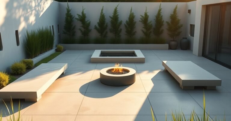 15 Back Yard Cement Ideas for Clean, Modern Outdoor Spaces