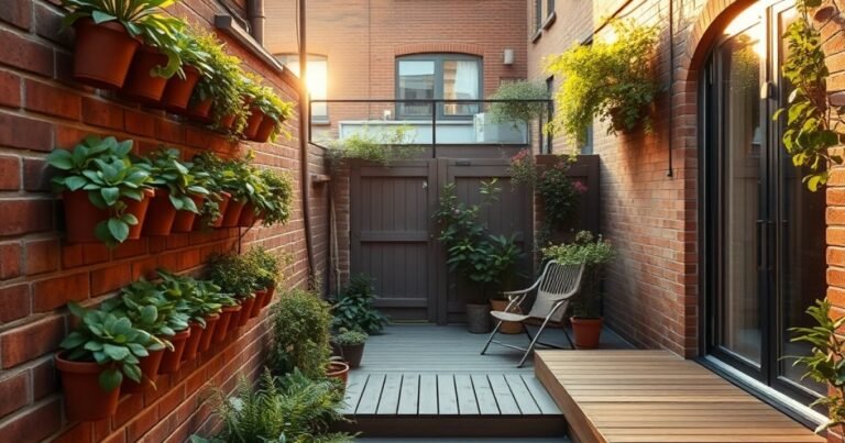 10 Townhouse Backyard Ideas for Small, Narrow Spaces