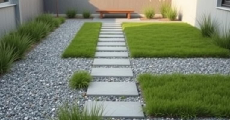11 Grass and Gravel Backyard Layouts That Look Polished