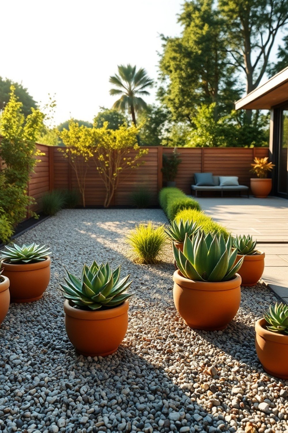 14 Grassless Backyard Ideas for a Green Look Without the Mowing 1 14 Grassless Backyard Ideas for a Green Look Without the Mowing