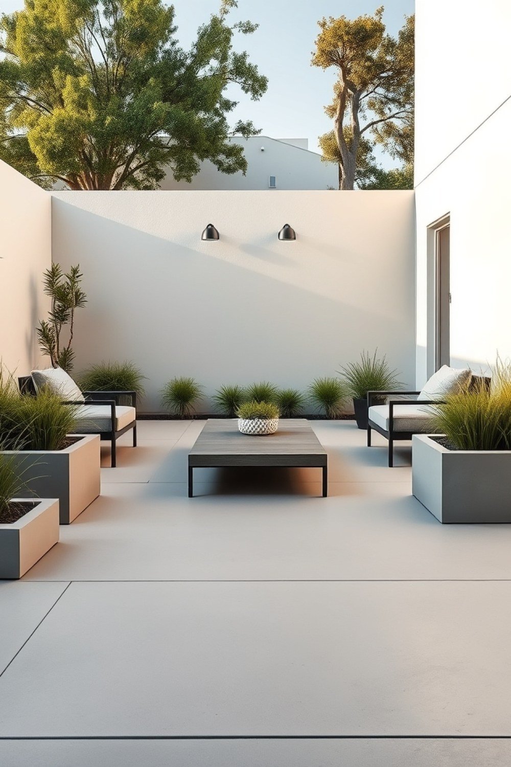 15 Back Yard Cement Ideas for Clean, Modern Outdoor Spaces 5 15 Back Yard Cement Ideas for Clean, Modern Outdoor Spaces