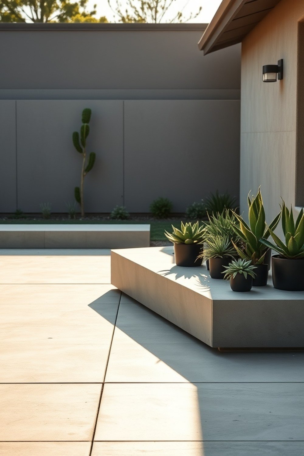 15 Back Yard Cement Ideas for Clean, Modern Outdoor Spaces 4 15 Back Yard Cement Ideas for Clean, Modern Outdoor Spaces