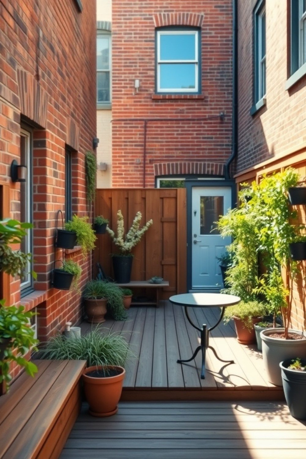 10 Townhouse Backyard Ideas for Small, Narrow Spaces