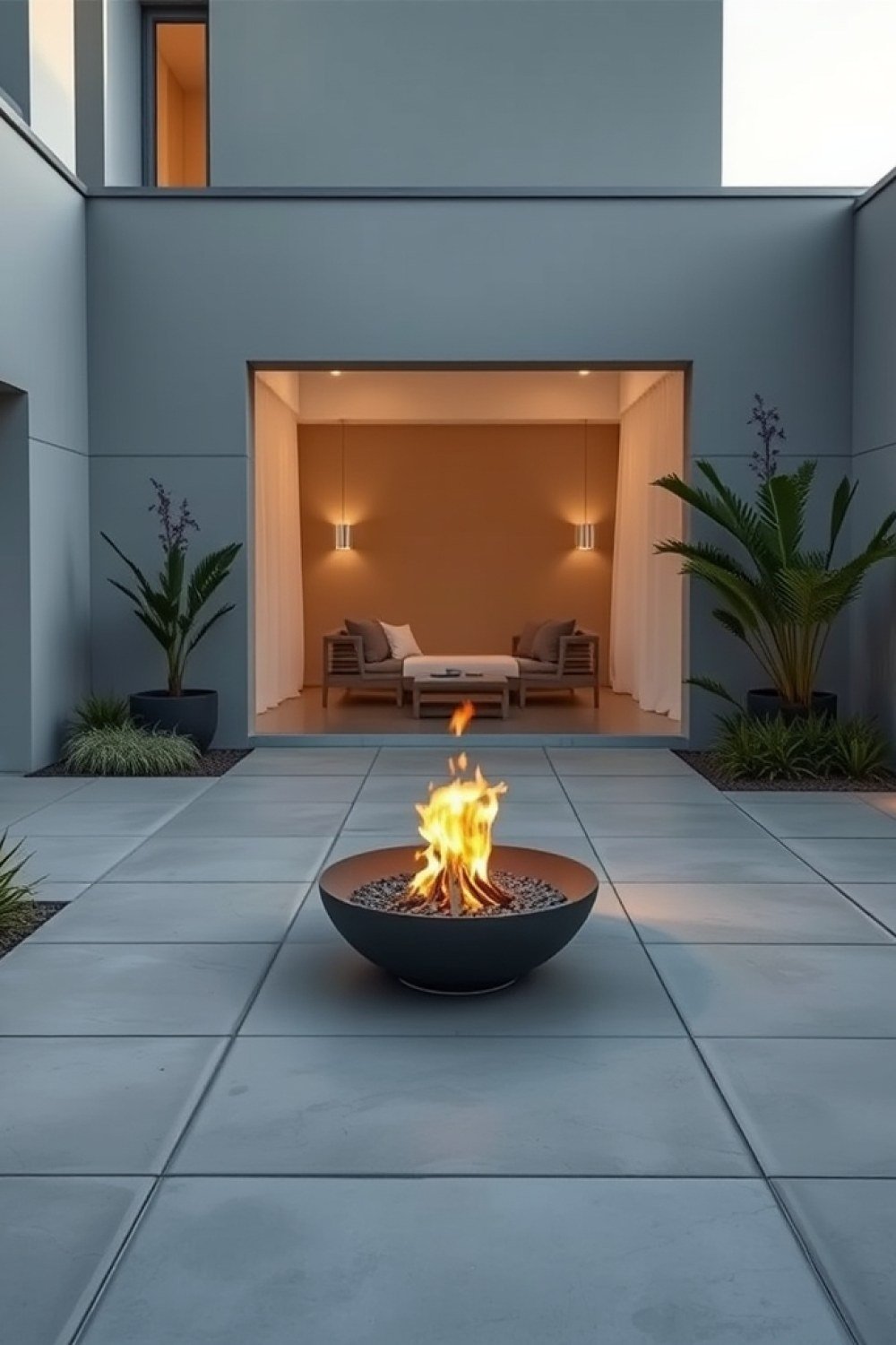 15 Back Yard Cement Ideas for Clean, Modern Outdoor Spaces 10 15 Back Yard Cement Ideas for Clean, Modern Outdoor Spaces